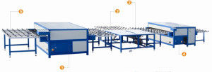 China Glas-Verarbeitungs-Ausrüstung für Duraseal-Distanzscheibe 2500mm maximales IGU isolierend, wärmen Sie Rand-Distanzscheiben-Doppelverglasungs-Ausrüstung fournisseur