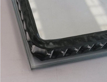 China 12mm isolierte schwarze super warme Rand-Distanzscheibe für die Doppelverglasung/Glas fournisseur