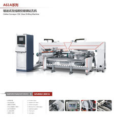 China Kombinierte automatisierte Glas-Stärke CNC Glasbohrmaschine-4-12mm fournisseur
