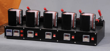 China Hohe Präzisions-Sublimations-Wärmeübertragungs-Maschine für 5 in 1 kombiniertem Becher fournisseur