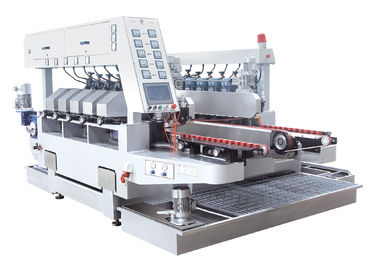 China Zehn Bewegungszweiseitige Poliermaschine, Glasschleifmaschine-Weiß-Farbe fournisseur