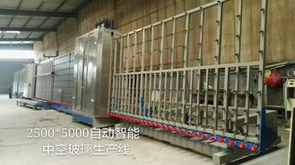 China Automatisch isolierende Glasbescheinigung CER hohe Präzision der Fertigungsstraße, automatische doppelverglaste Fertigungsstraße fournisseur