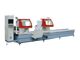 CNC verdoppeln Hauptschneidemaschine für uPVC/PVC Fenster und Tür-Maschine fournisseur