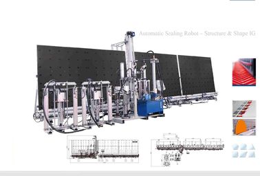 Geformtes Isolierenglas-/Doppelverglasungs-automatischer Dichtungs-Roboter fournisseur