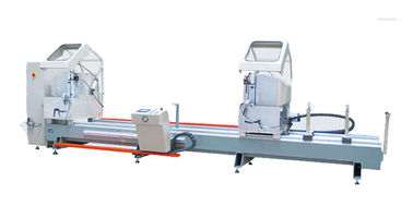 Cnc-Aluminiumprofil-Doppelt-Kopf-Gehrungsfugen-sah/CNC das PVC-Fenster-Rahmen-Schneidemaschine fournisseur