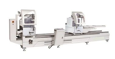 Cnc-Aluminiumprofil-Doppelt-Kopf-Gehrungsfugen-sah/CNC das PVC-Fenster-Rahmen-Schneidemaschine fournisseur