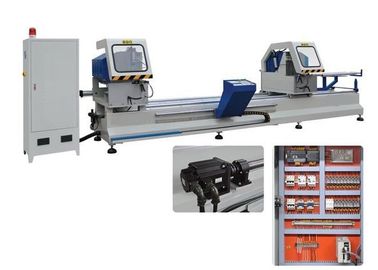 Cnc-Aluminiumprofil-Doppelt-Kopf-Gehrungsfugen-sah/CNC das PVC-Fenster-Rahmen-Schneidemaschine fournisseur