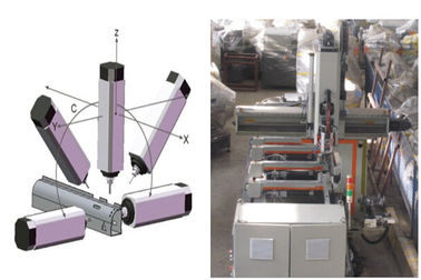 Automatisches Aluminiumfenster, das Werkzeugmaschine herstellt, 4 Achse CNC zu ändern verarbeitet Mitte fournisseur